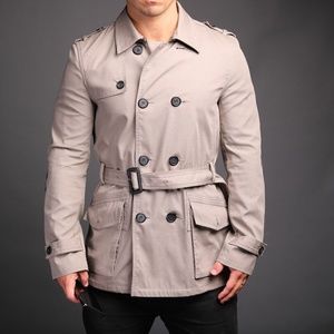 Top Man Men's Small Trench Coat